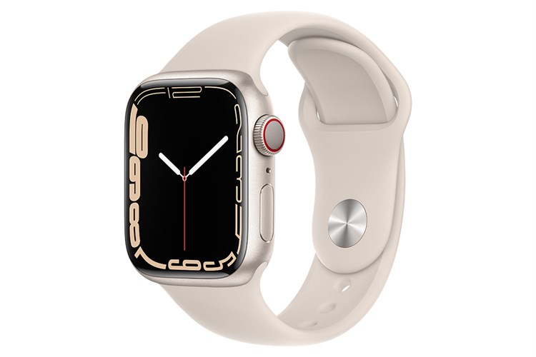 Apple Watch Series 7 GPS + Cellular 41mm Màu Trắng Starlight