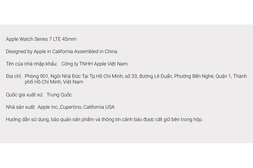 Đồng hồ thông minh Apple Watch Series 7 LTE 45mm Màu Đỏ