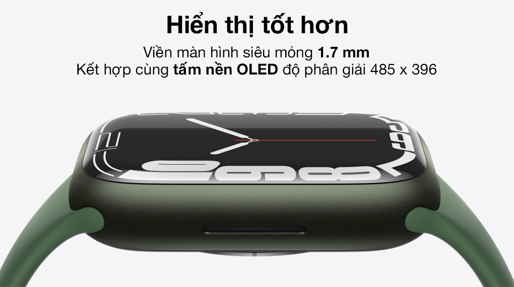 Apple Watch Series 7 LTE 45mm - Màn hình hiển thị