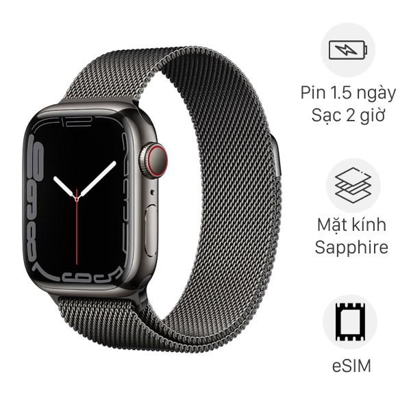 Apple Watch Series 7 GPS   Cellular 41mm dây thép