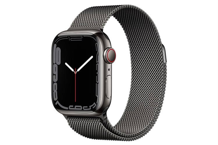 Apple Watch Series 7 GPS + Cellular 41mm dây thép Màu Đen