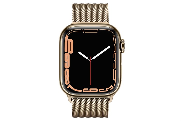 Apple Watch Series 7 GPS + Cellular 41mm dây thép Màu Vàng