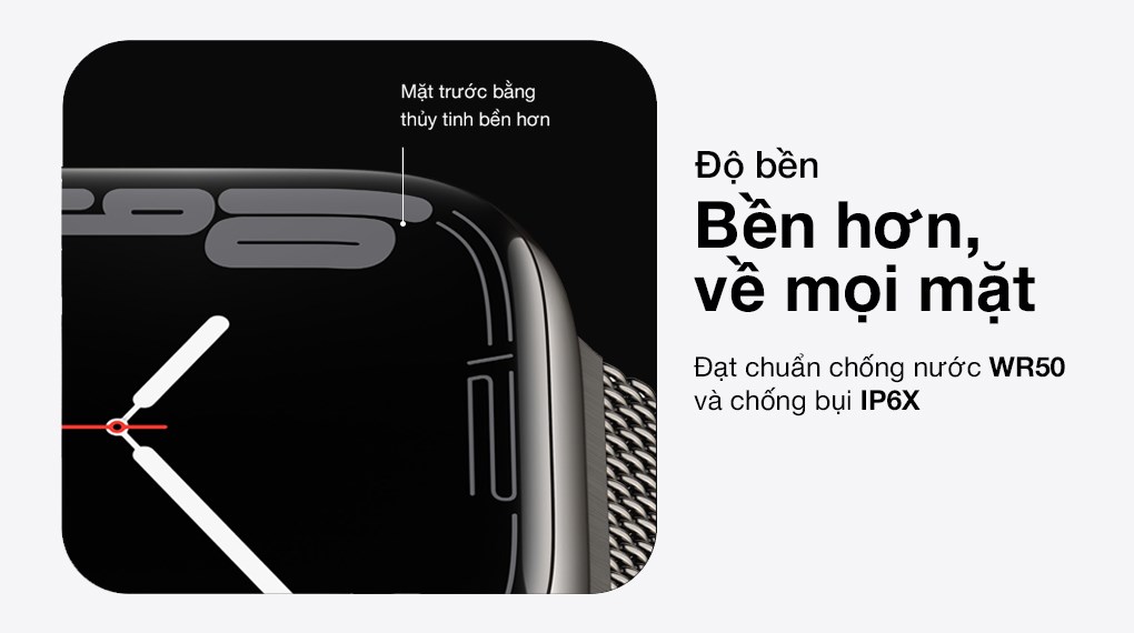 Apple Watch Series 7 GPS + Cellular 45mm dây thép