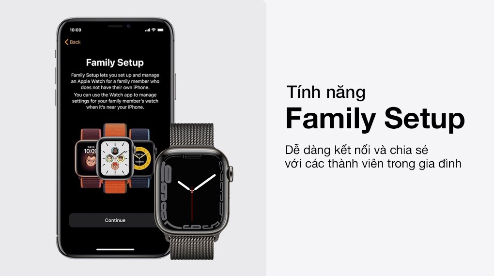 Apple Watch Series 7 GPS + Cellular 45mm dây thép