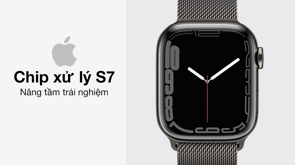 Apple Watch Series 7 GPS + Cellular 45mm dây thép