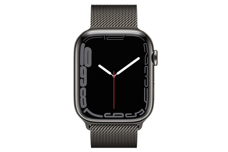 Apple Watch Series 7 GPS + Cellular 45mm dây thép Màu Đen