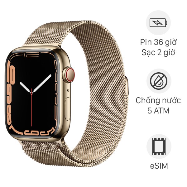 Apple Watch Series 7 LTE 45mm dây thép