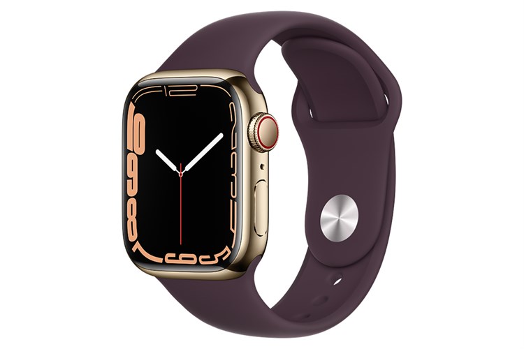 Apple Watch Series 7 GPS + Cellular 41mm viền thép Màu Tím