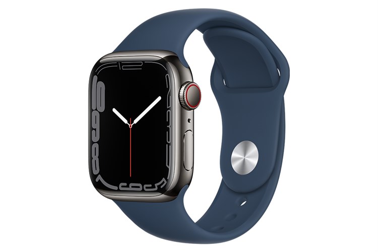 Apple Watch Series 7 GPS + Cellular 41mm viền thép Màu Xanh Dương