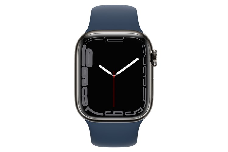 Apple Watch Series 7 GPS + Cellular 41mm viền thép Màu Xanh Dương