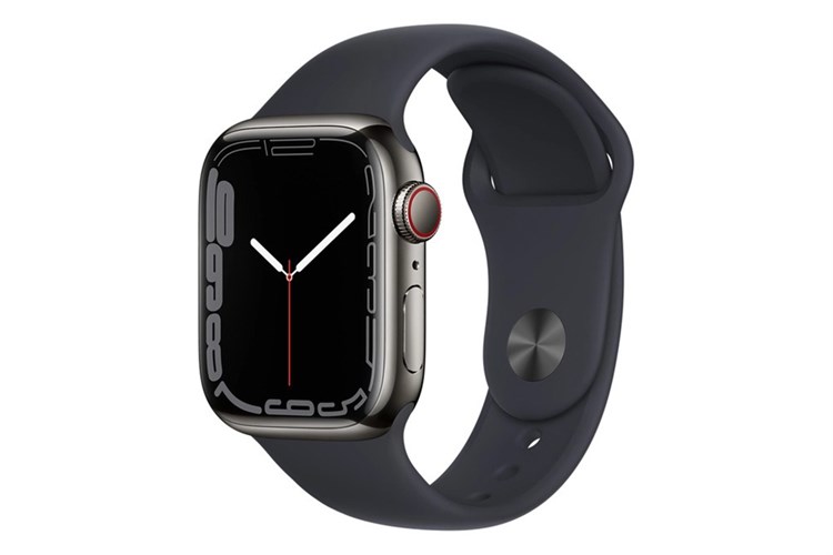Apple Watch Series 7 GPS + Cellular 41mm viền thép Màu Đen