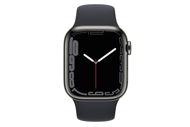 Apple Watch Series 7 GPS + Cellular 41mm viền thép Màu Đen