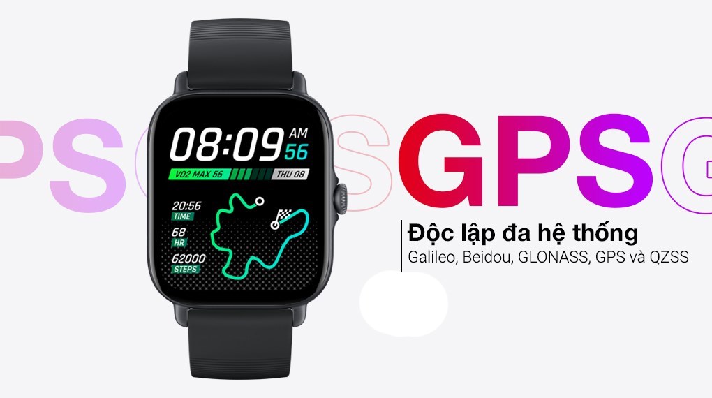 Đồng hồ thông minh Amazfit GTS 3 42.4mm Đen