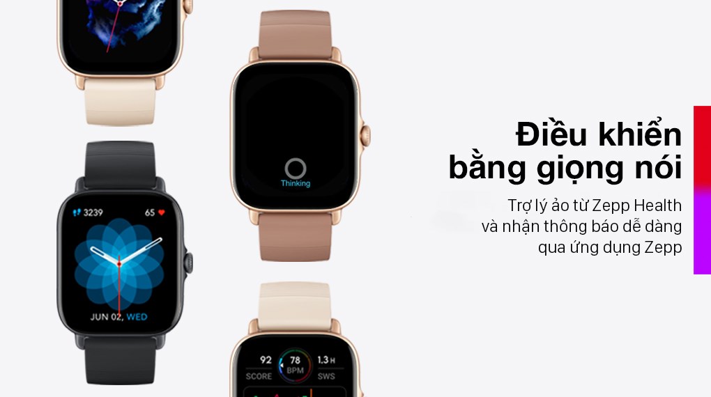 Đồng hồ thông minh Amazfit GTS 3 42.4mm Đen