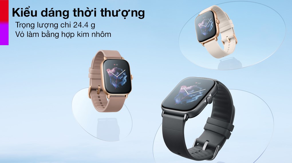 Đồng hồ thông minh Amazfit GTS 3 42.4mm Đen