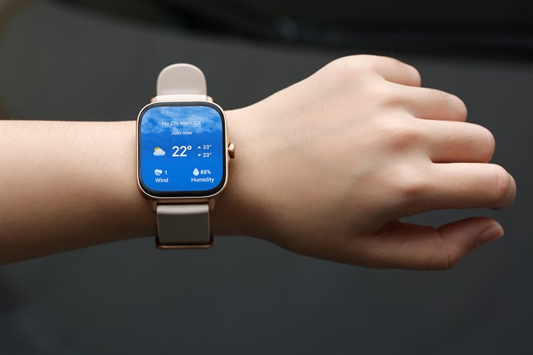 Đồng hồ thông minh Amazfit GTS 3 42.4mm Đen Màu Trắng