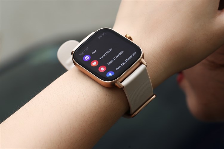 Đồng hồ thông minh Amazfit GTS 3 42.4mm Đen Màu Trắng