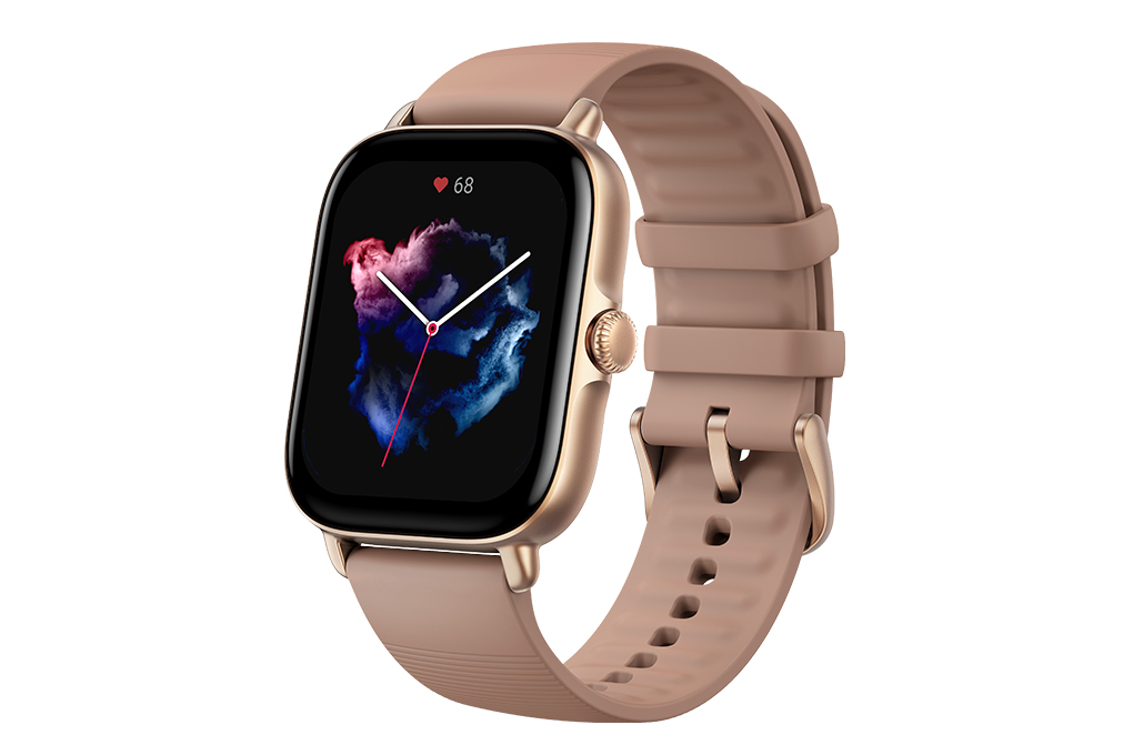 Đồng hồ thông minh Amazfit GTS 3 42.4mm Đen Màu Nâu