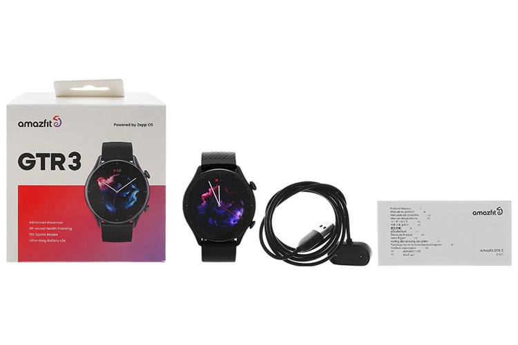 Đồng hồ thông minh Amazfit GTR 3 45.8mm Màu Đen