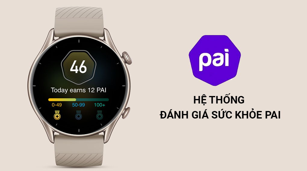 Amazfit GTR 3 - Hệ thống đánh giá sức khỏe PAI