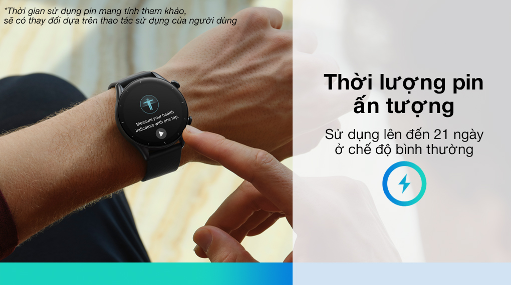 Amazfit GTR 3 - Dung lượng pin cao