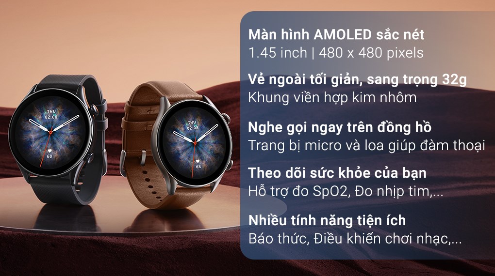 Đồng hồ thông minh Amazfit GTR 3 Pro 46mm