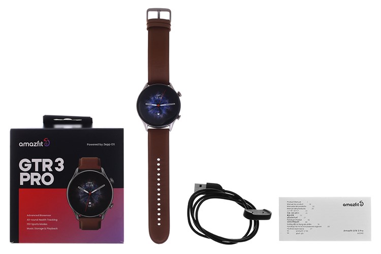 Đồng hồ thông minh Amazfit GTR 3 Pro 46mm Màu Nâu