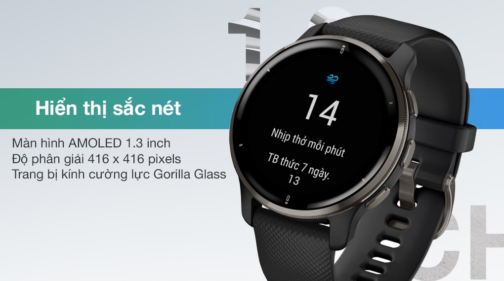 Đồng hồ thông minh Garmin Venu 2 Plus 43.6mm