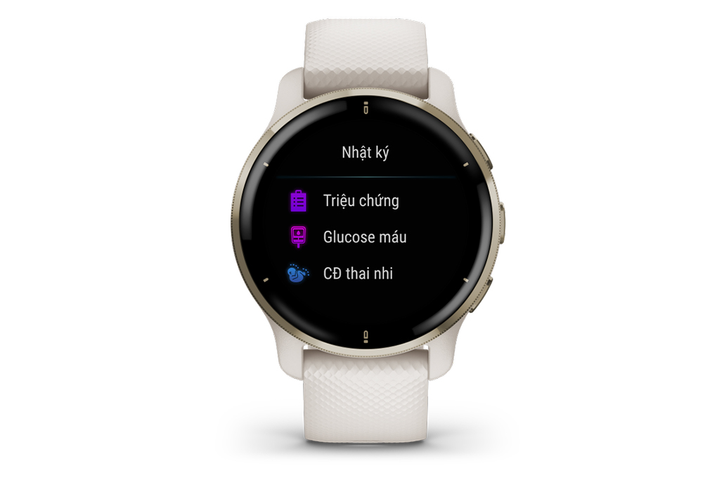 Đồng hồ thông minh Garmin Venu 2 Plus 43.6mm Màu Trắng