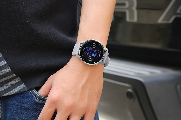 Đồng hồ thông minh Garmin Venu 2 Plus 43.6mm Màu Xám