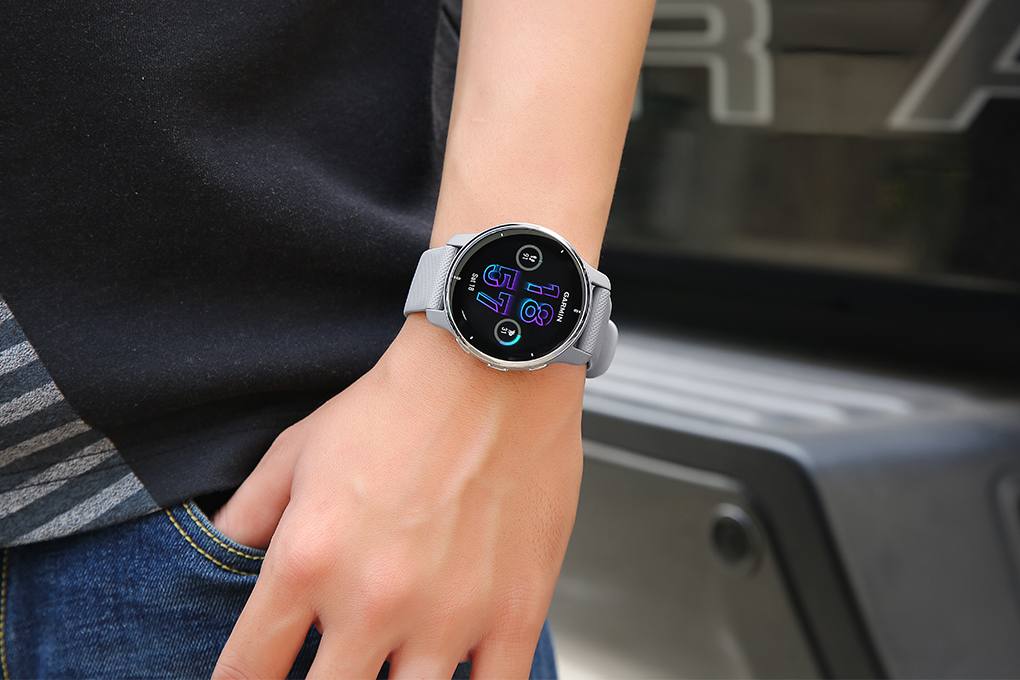 Đồng hồ thông minh Garmin Venu 2 Plus 43.6mm Màu Xám