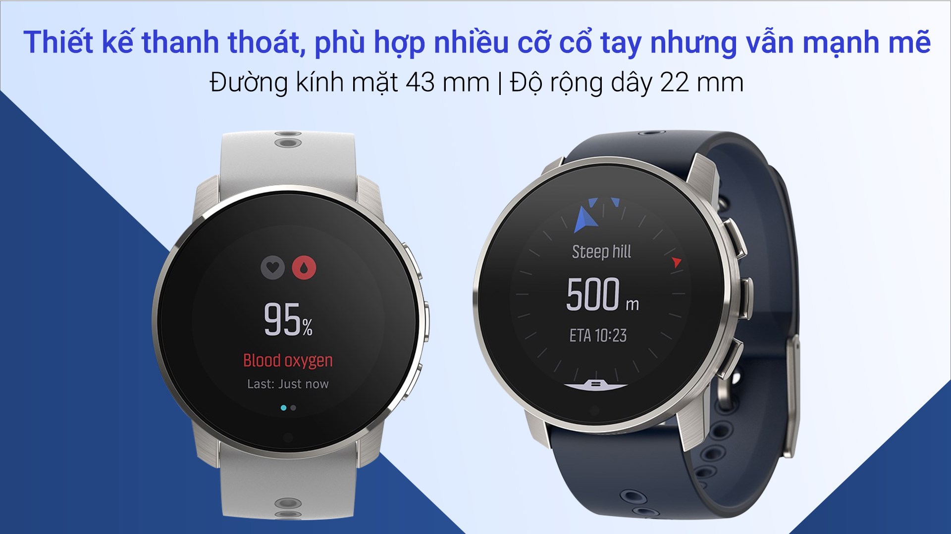 Đồng hồ thông minh Suunto 9 Peak Titanium 43mm