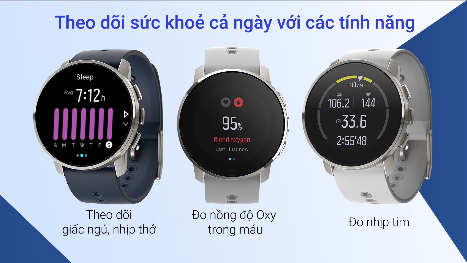 Đồng hồ thông minh Suunto 9 Peak Titanium 43mm