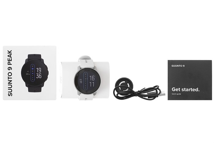 Đồng hồ thông minh Suunto 9 Peak Titanium 43mm Màu Trắng