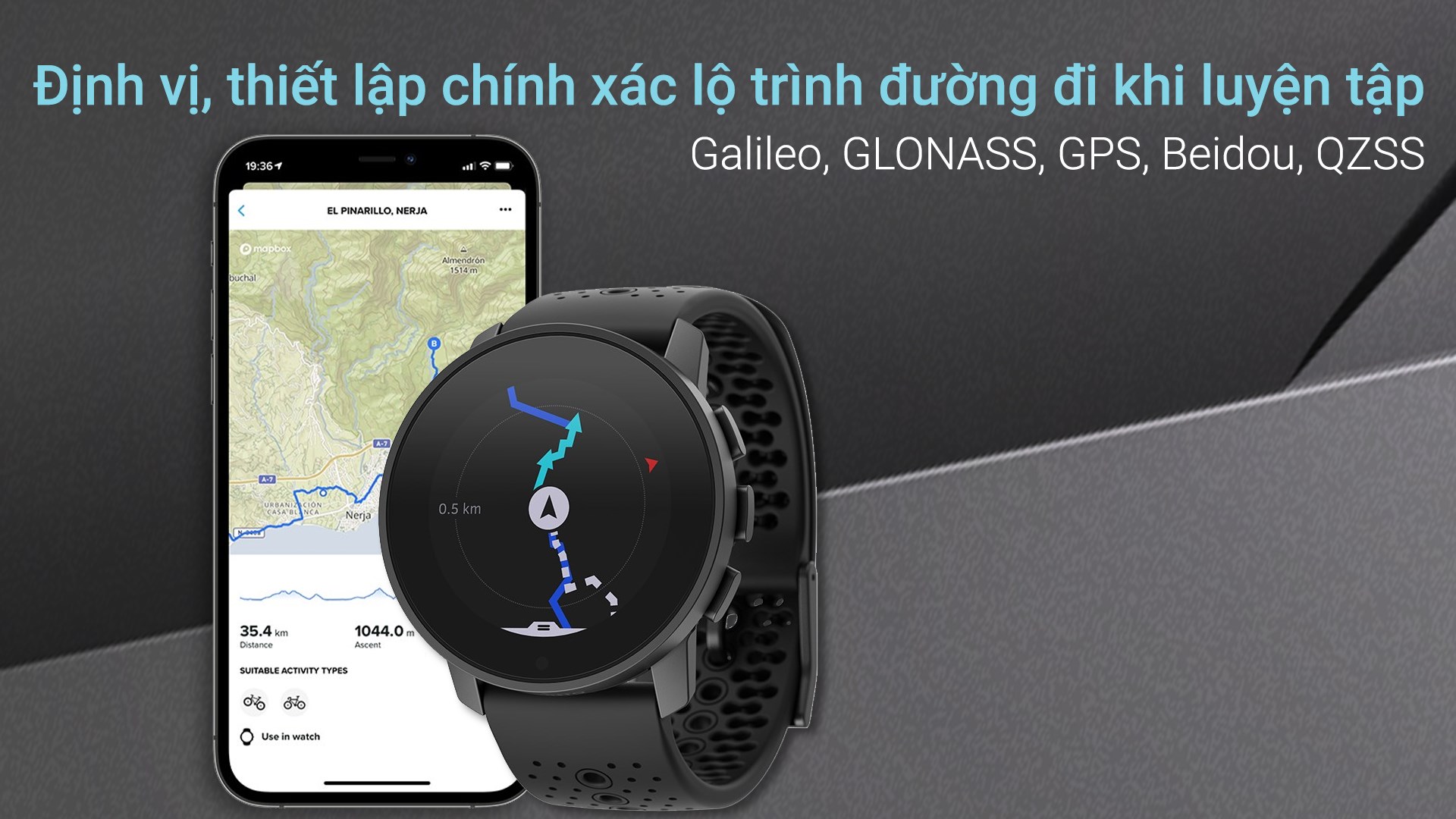 Đồng hồ thông minh Suunto 9 Peak 43mm