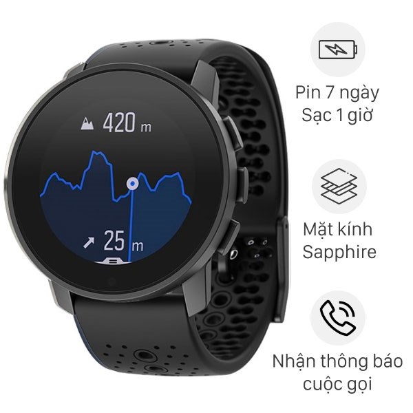 Đồng hồ thông minh Suunto 9 Peak 43mm