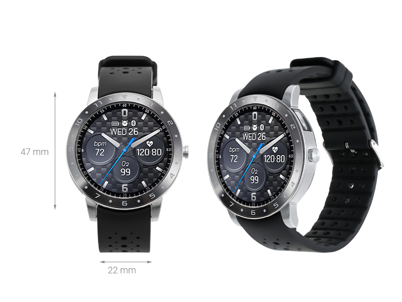 Đồng hồ thông minh ASUS VivoWatch 5 47mm Đen