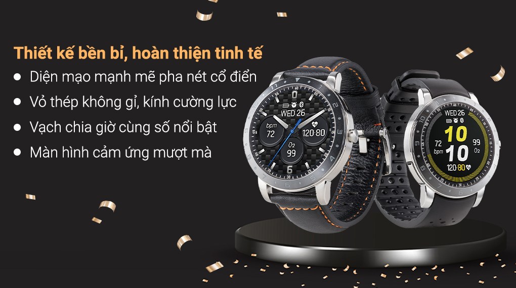 Đồng hồ thông minh ASUS VivoWatch 5 47mm Đen