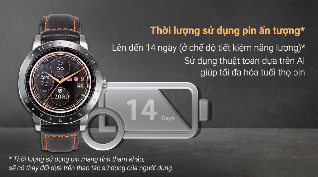 Đồng hồ thông minh ASUS VivoWatch 5 47mm Đen