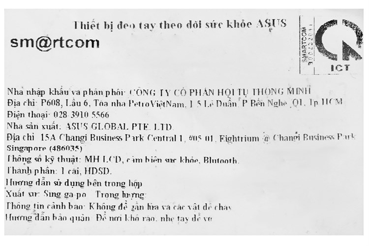 Đồng hồ thông minh ASUS VivoWatch 5 47mm Đen Màu Đen