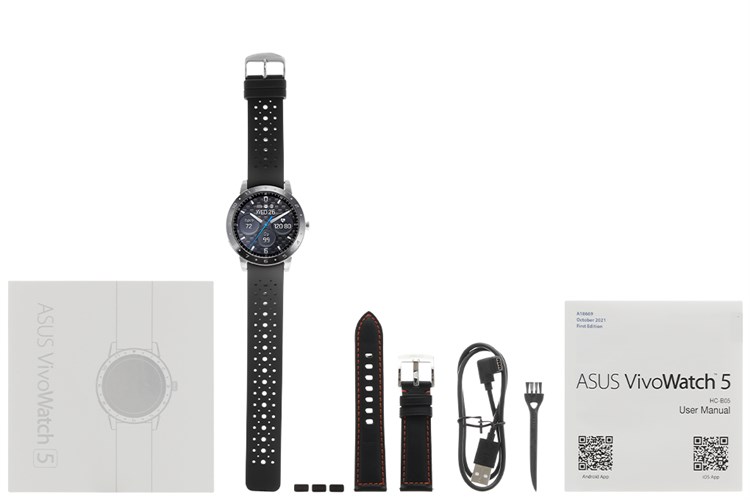 Đồng hồ thông minh ASUS VivoWatch 5 47mm Đen Màu Đen