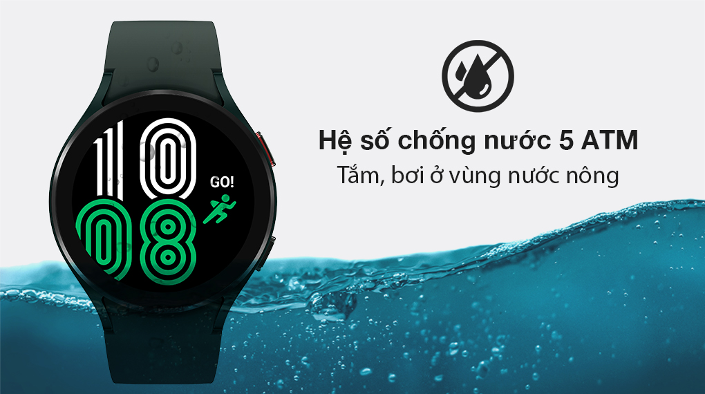 Galaxy Watch 4 44mm Xanh - Kháng nước
