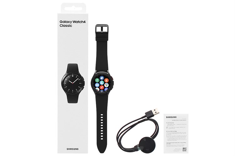 Đồng hồ thông minh Samsung Galaxy Watch4 Classic 42mm Màu Đen