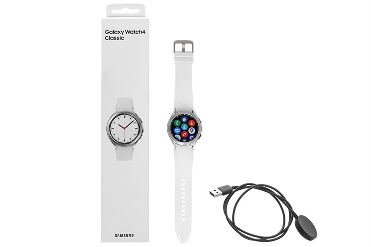 Đồng hồ thông minh Samsung Galaxy Watch4 Classic 42mm Màu Trắng