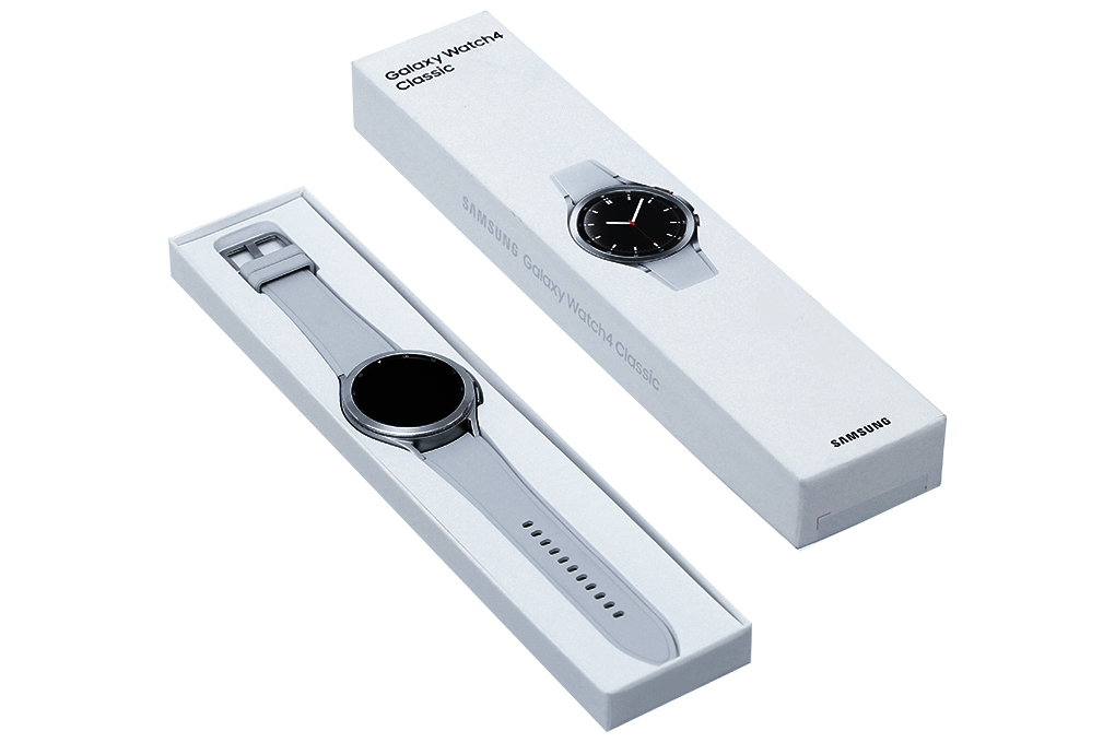 Đồng hồ thông minh Samsung Galaxy Watch4 Classic 46mm Màu Bạc