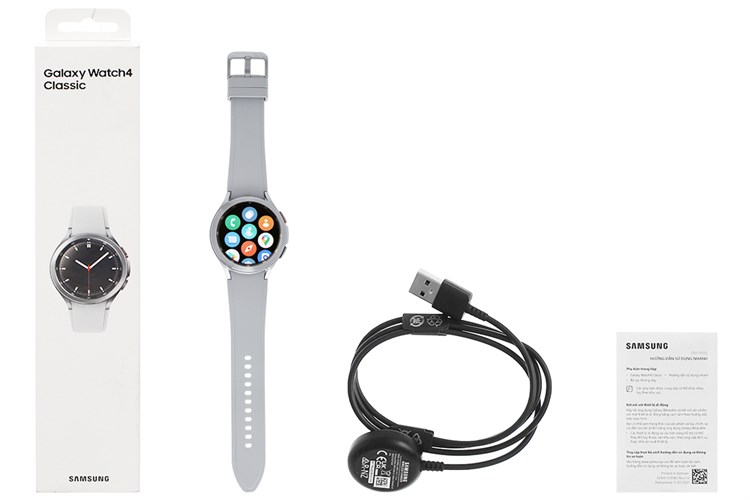 Đồng hồ thông minh Samsung Galaxy Watch4 Classic 46mm Màu Bạc