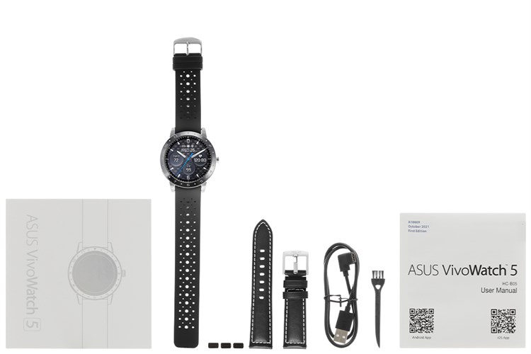 Đồng hồ thông minh ASUS VivoWatch 5 47mm Đen Màu Đen