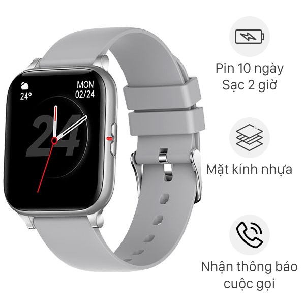 BeFit BeU B3 44mm d&acirc;y silicone