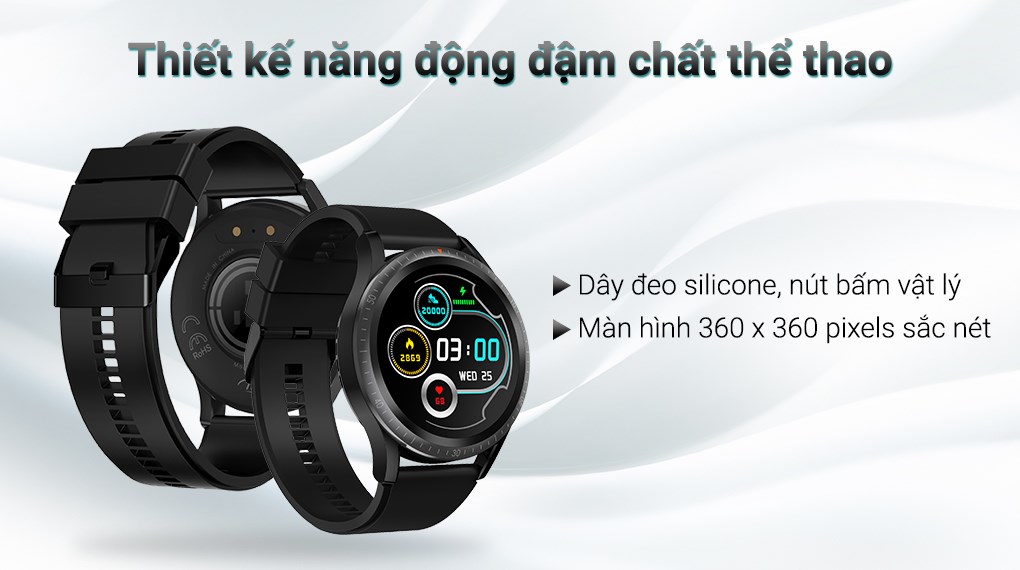 Đồng hồ thông minh Itel ISW-41 47mm Đen