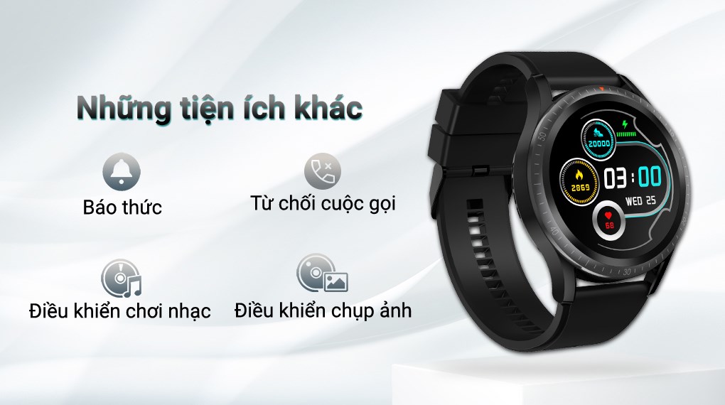 Đồng hồ thông minh Itel ISW-41 47mm Đen